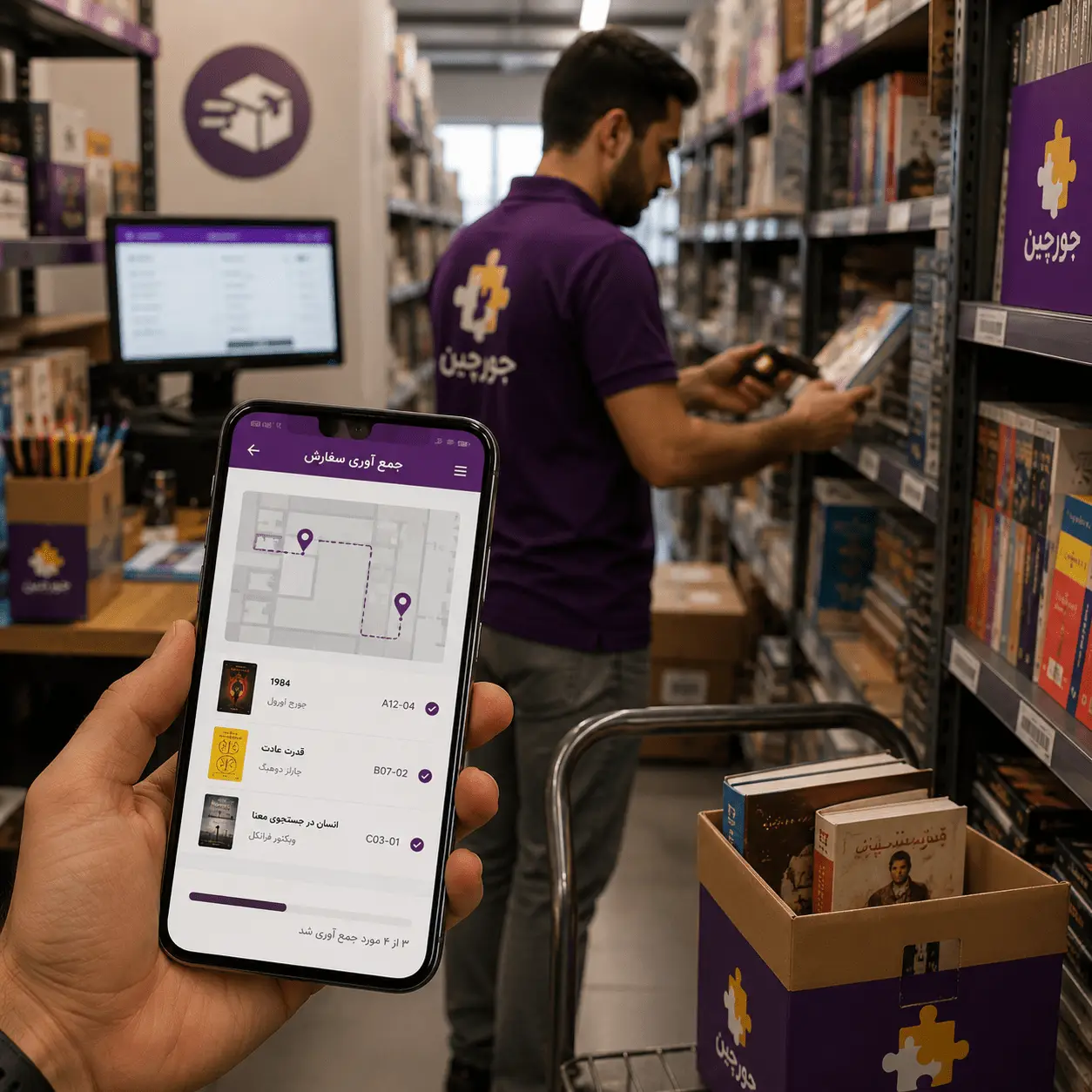 Faster order picking with the Jorchin app